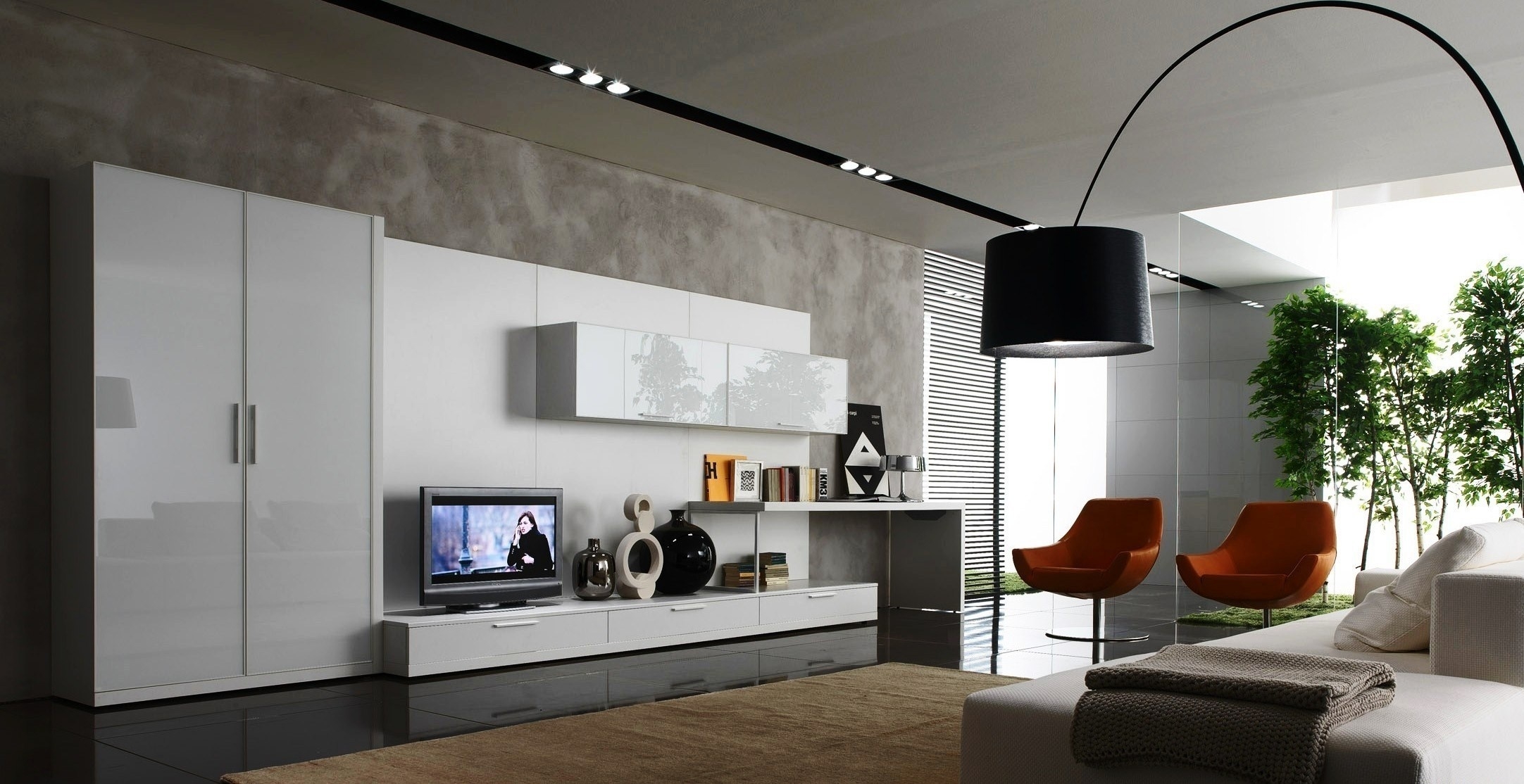 Wallpaper Living Room Modern Design Interior Design Furniture
